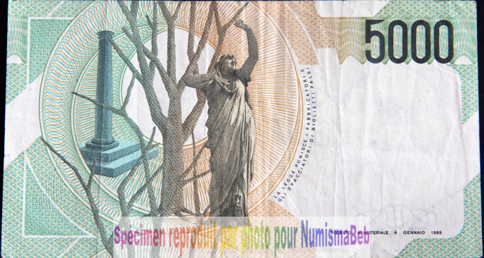 5000 lires Italie